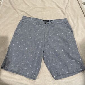 American Rag Men's Gray/Blue Printed Summer Shorts